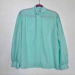 Vintage Judy Bond Long Sleeve Blouse